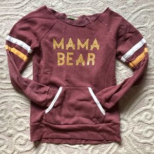 Loved by Hannah & Eli Mama Bear Sweatshirt